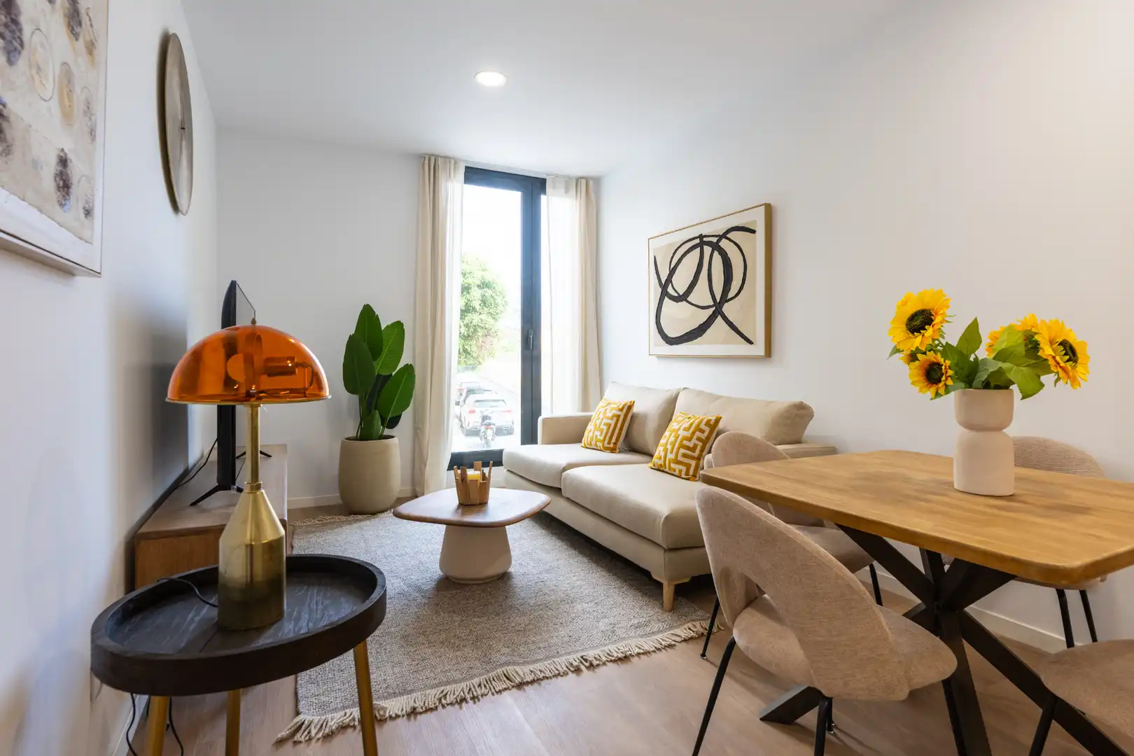 Wohnzimmer von Wohnung zur Miete in Telde mit Abstellraum, Möbliert und Ofen