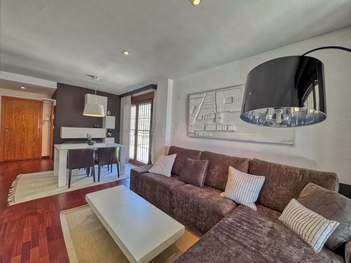 Sala de estar de Dúplex en venta en Alcalá de la Selva con Calefacción y Terraza