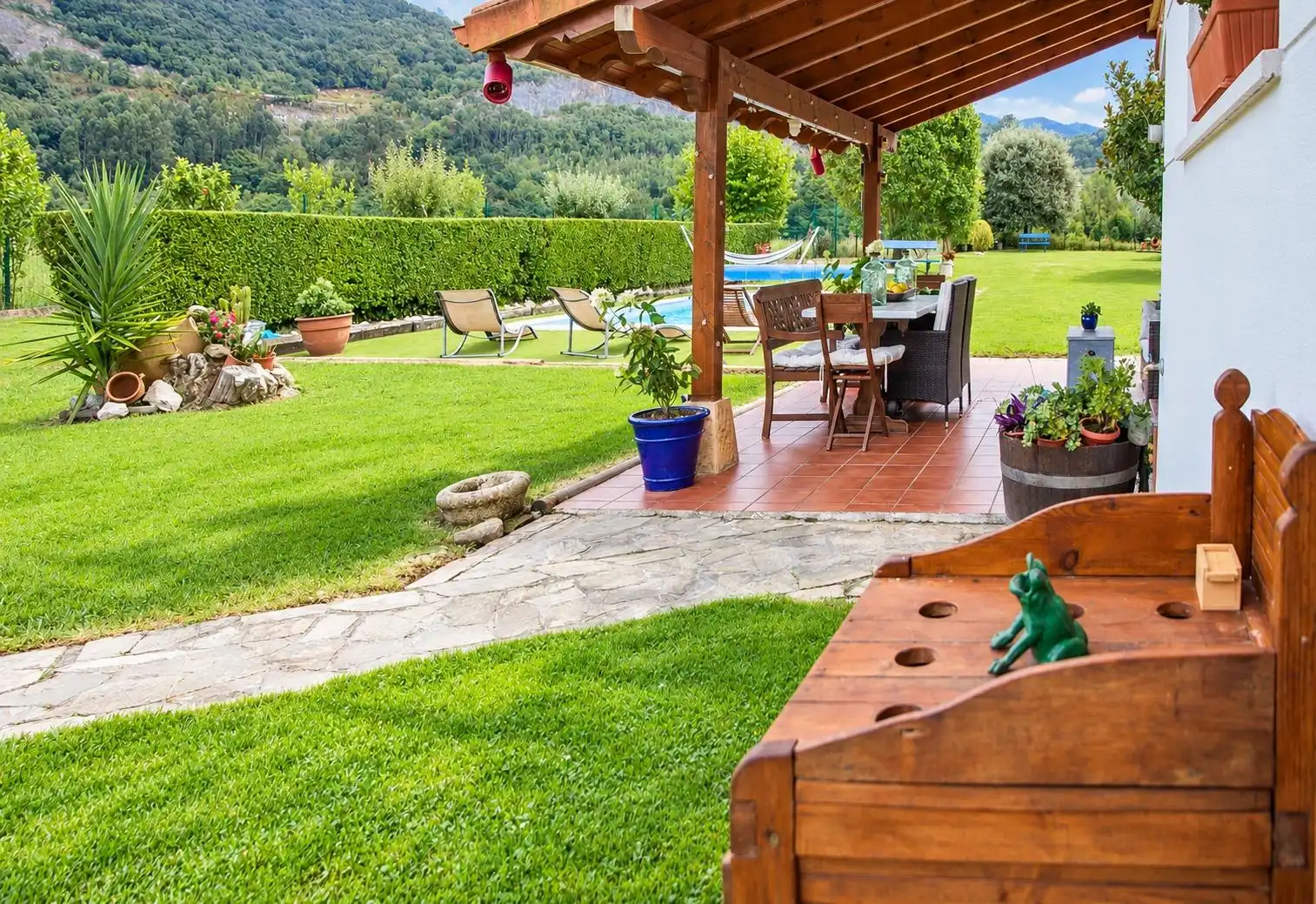 Terrace of Houses for sale in Liendo  with Heating, Private garden and Swimming Pool