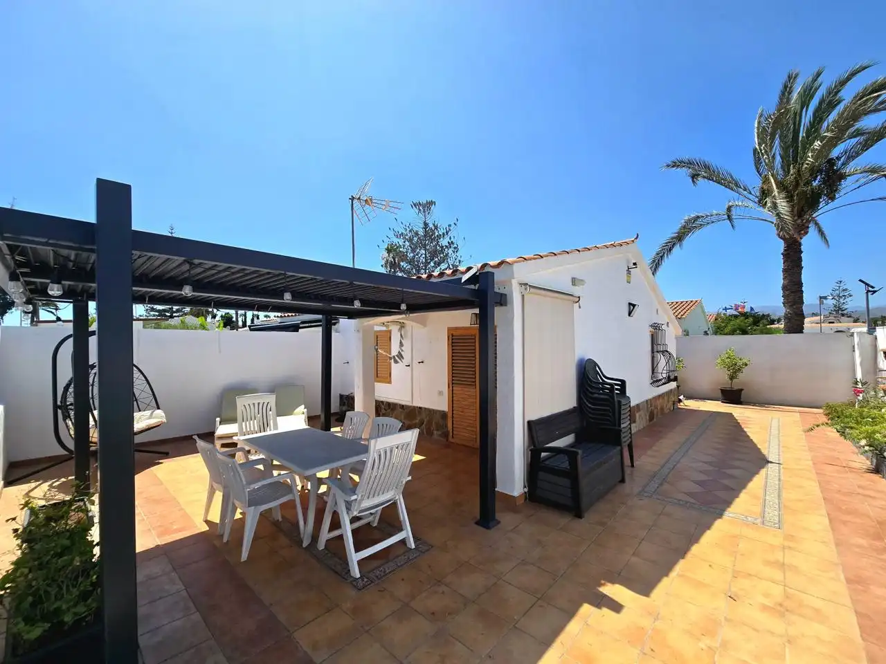 Terraza de Casa o chalet en venta en San Bartolomé de Tirajana con Aire acondicionado, Jardín privado y Terraza