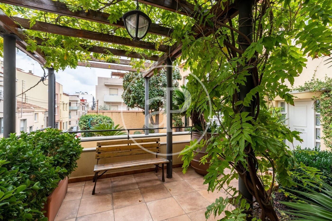 Terrassa de Casa adosada en venda en Sabadell amb Aire condicionat, Calefacció i Jardí privat