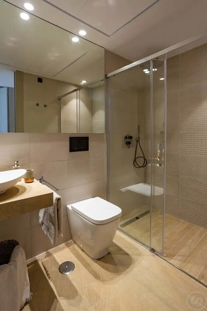 Badezimmer von Wohnung zum Verkauf in Algorfa mit Klimaanlage, Heizung und Terrasse