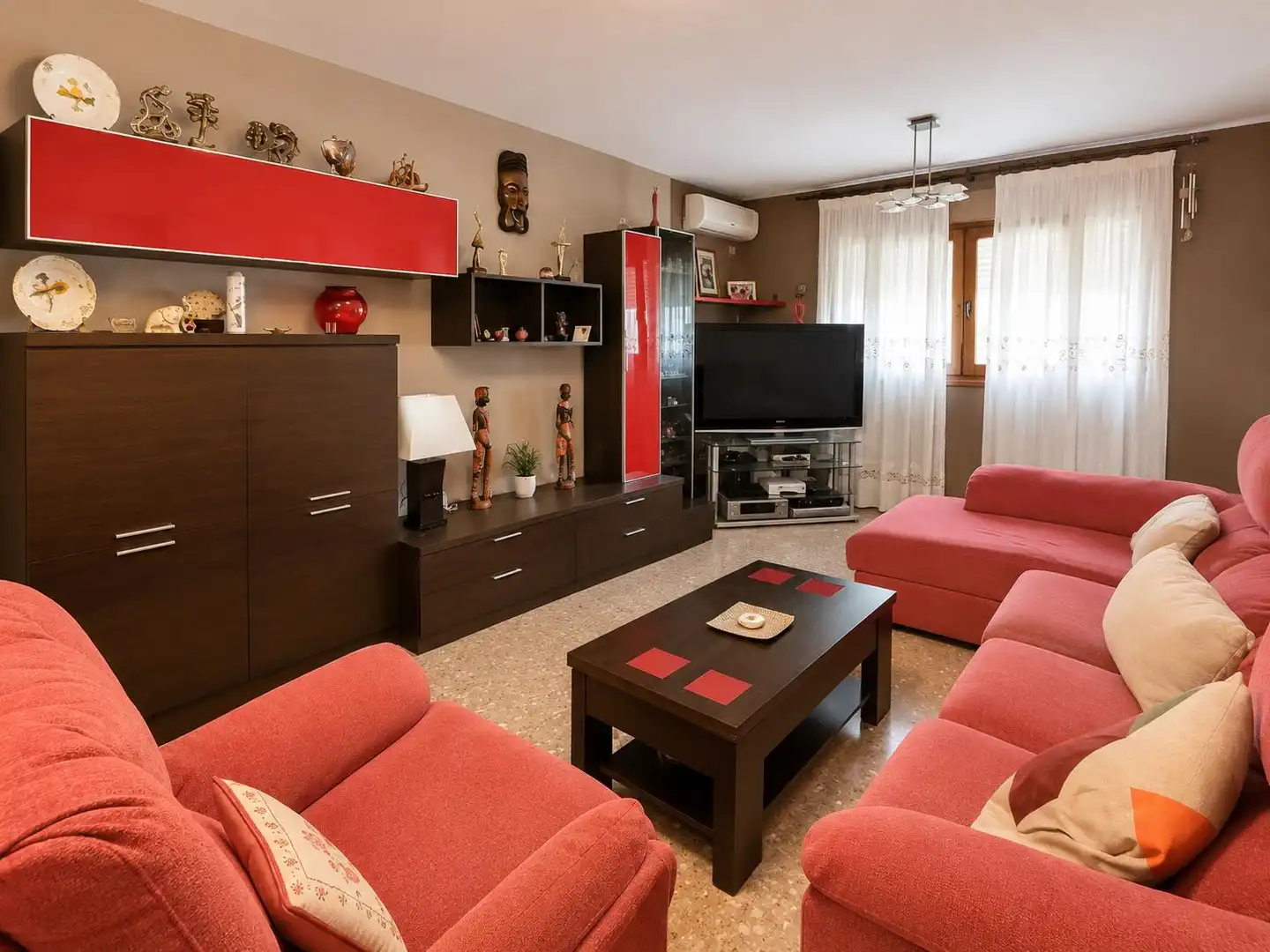 Sala de estar de Piso en venta en Málaga con Aire acondicionado, Calefacción y Jardín privado
