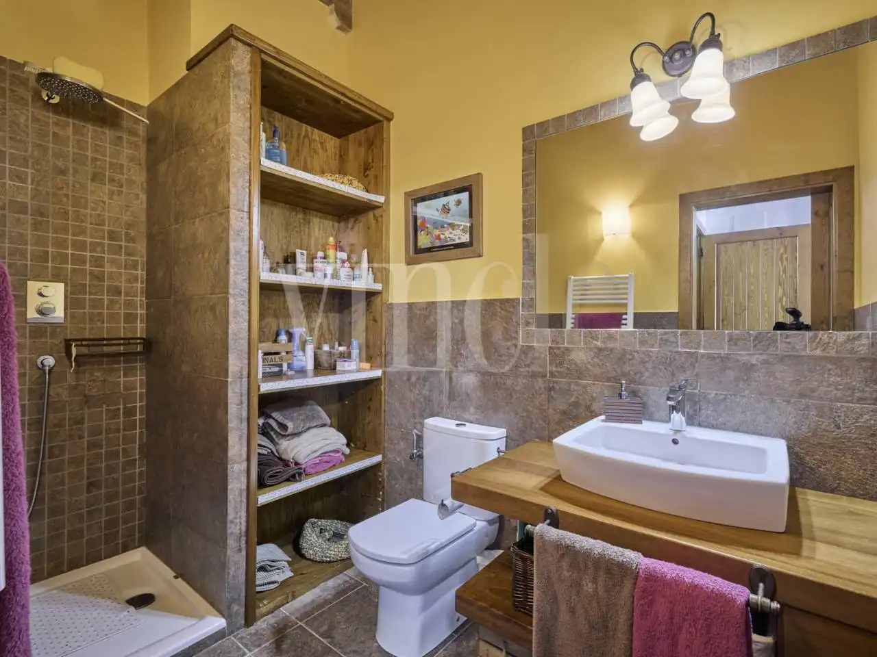 Baño de Casa adosada en venta en Montellà i Martinet con Calefacción, Parquet y Terraza