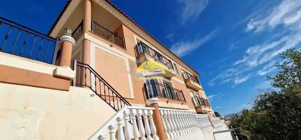 Vista exterior de Casa o chalet en venta en Mazarrón con Aire acondicionado, Jardín privado y Terraza