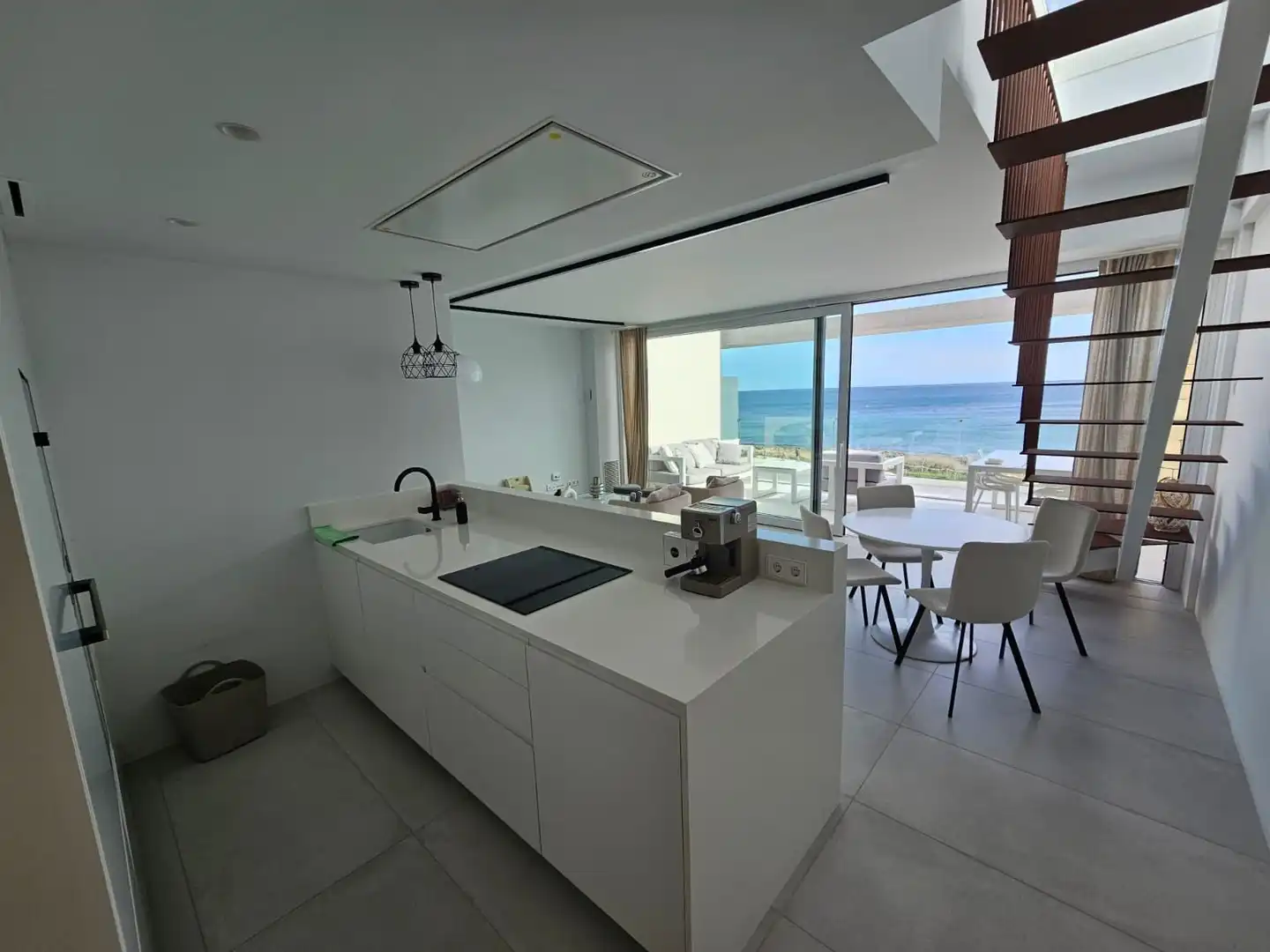 Cocina de Ático de alquiler en Jávea / Xàbia con Aire acondicionado, Calefacción y Jardín privado