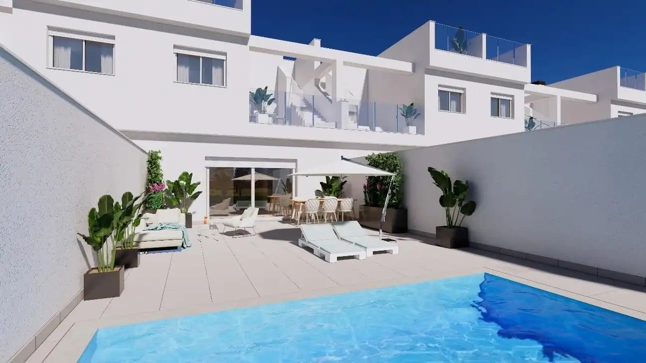 Maison mitoyenne avec piscine à vendre à Las Lomas de Rame - Bahía Bella