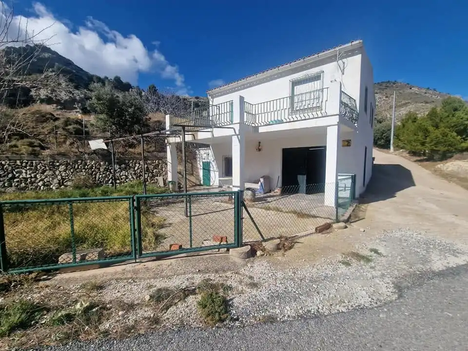 Exterior view of Flat for rent in Confrides  with Terrace, Furnished and Oven