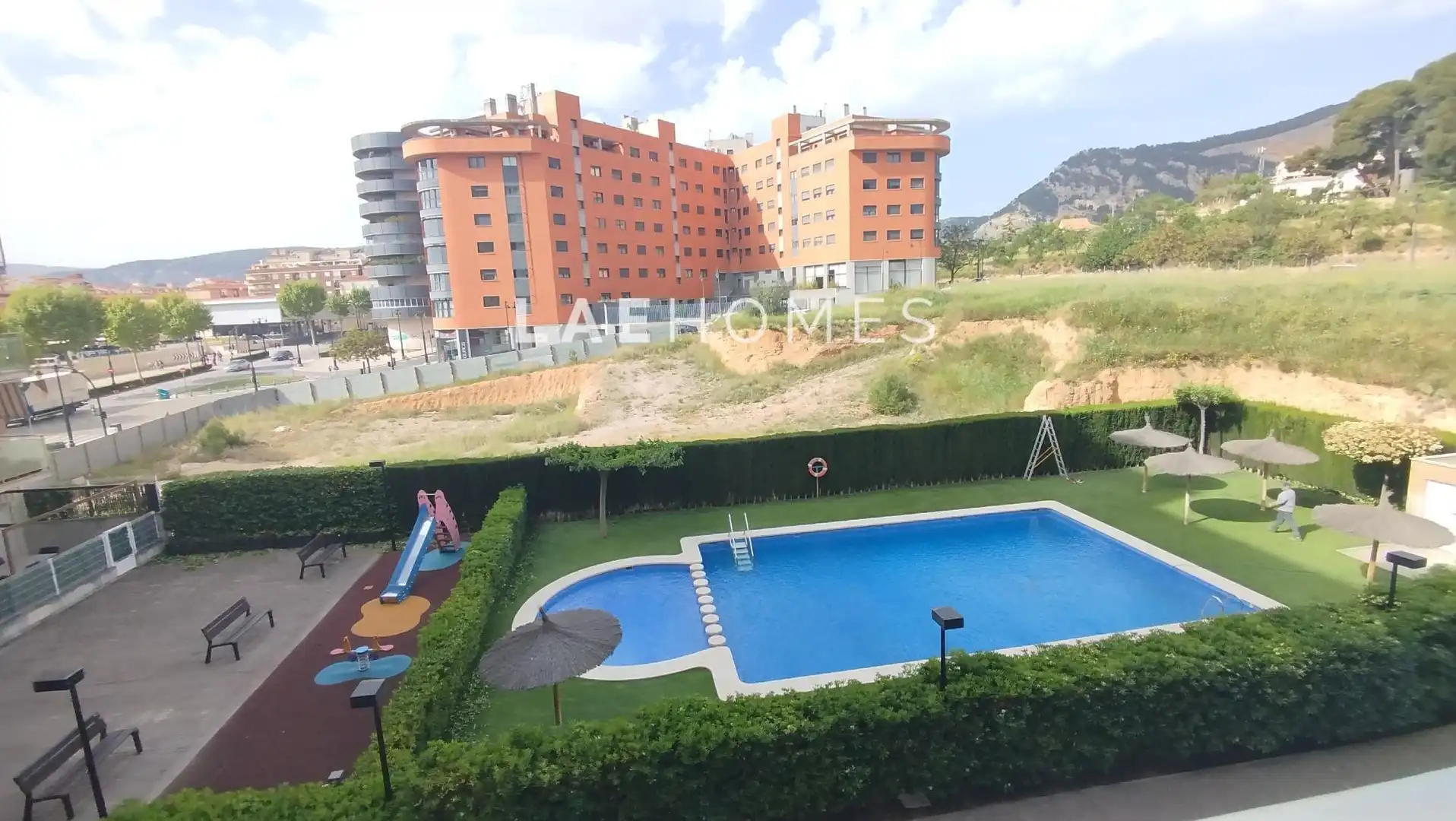 Swimming pool of Apartments for sale in Alcoy / Alcoi  with Air Conditioner, Heating and Terrace