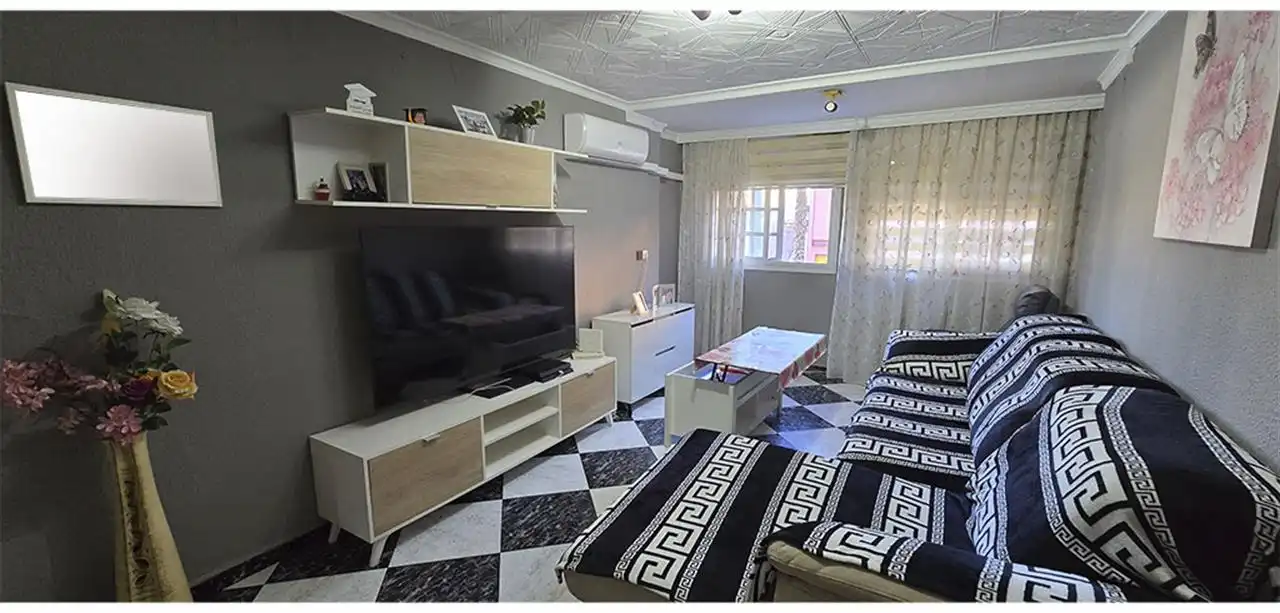 Wohnzimmer von Wohnung zum Verkauf in Málaga mit Möbliert