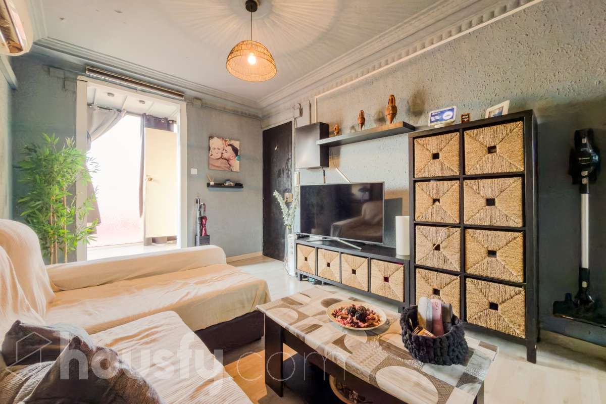 Sala d'estar de Pis en venda en Badalona amb Terrassa