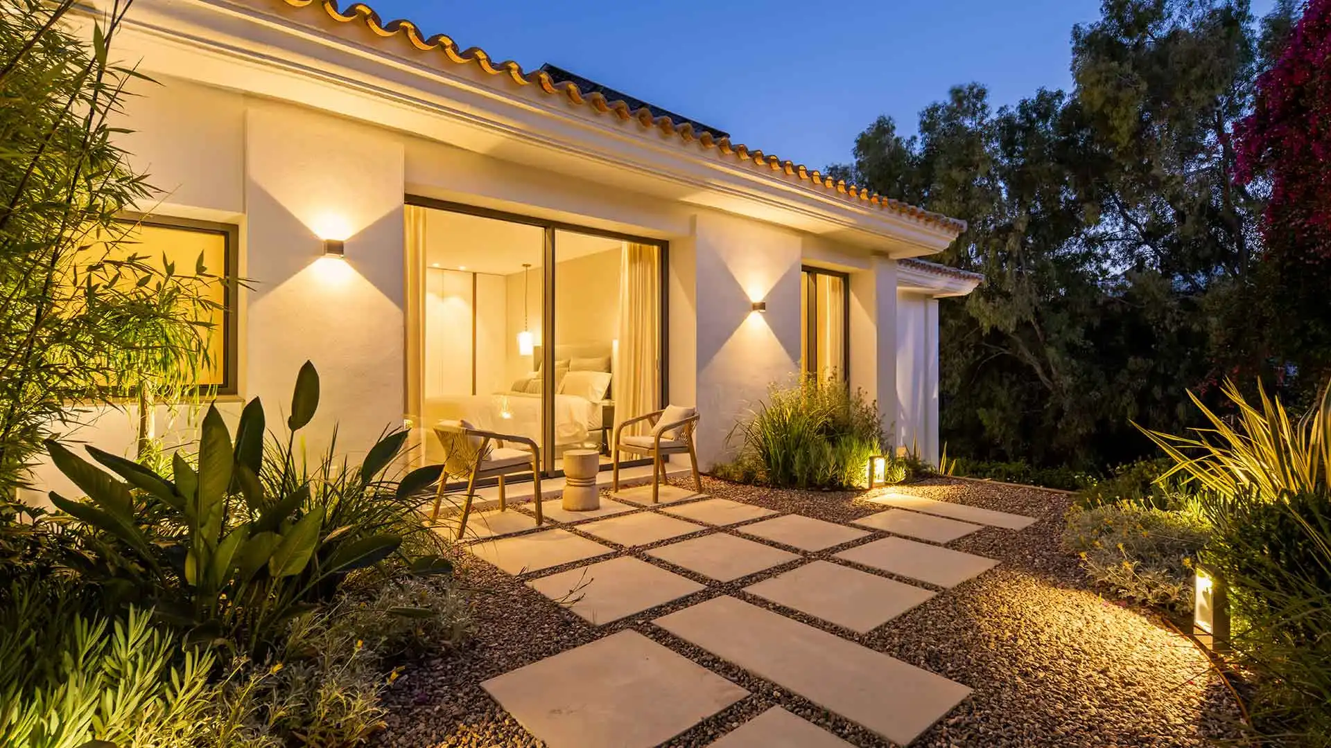 Terrassa de Casa o xalet en venda en Benahavís amb Aire condicionat, Jardí privat i Terrassa