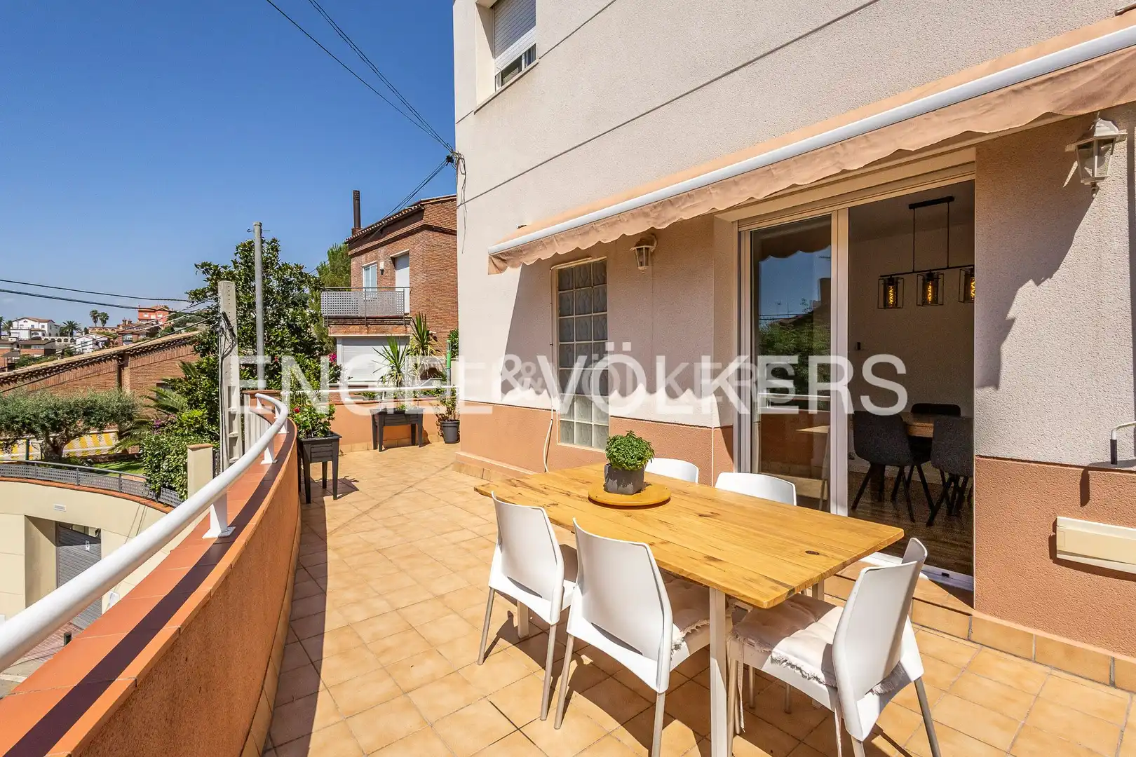Terrasse von Wohnung zur Miete in Esplugues de Llobregat mit Klimaanlage, Heizung und Parkett