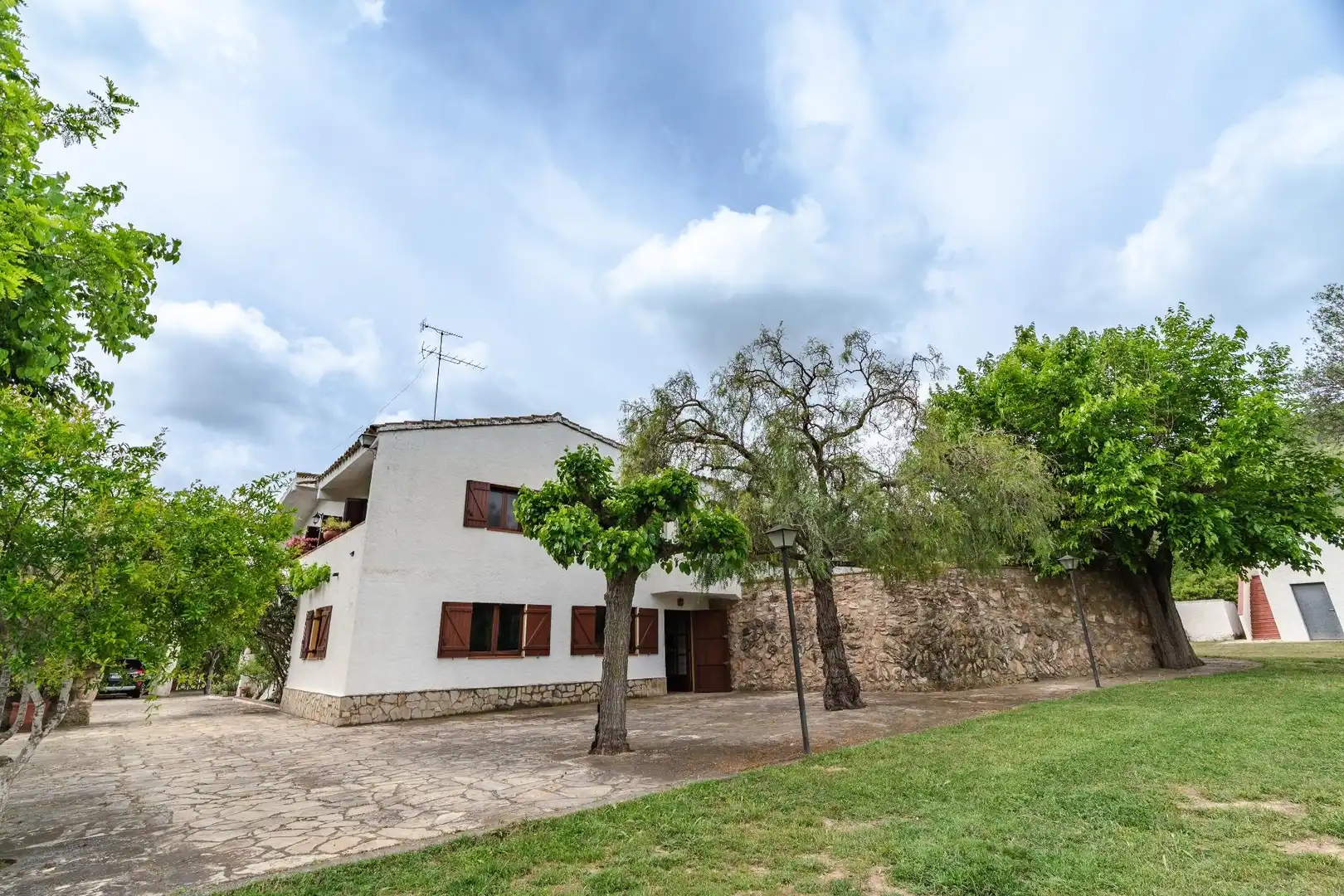 Vista exterior de Casa o xalet en venda en Vespella de Gaià amb Calefacció, Terrassa i Balcó