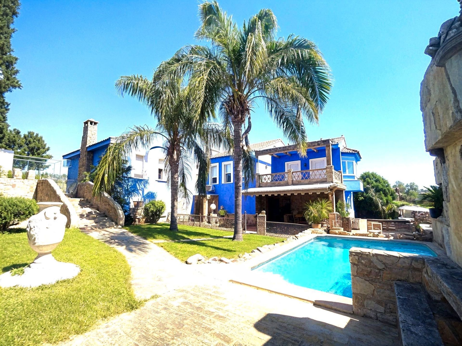 Vista exterior de Casa o chalet en venta en Almendralejo con Aire acondicionado, Calefacción y Jardín privado