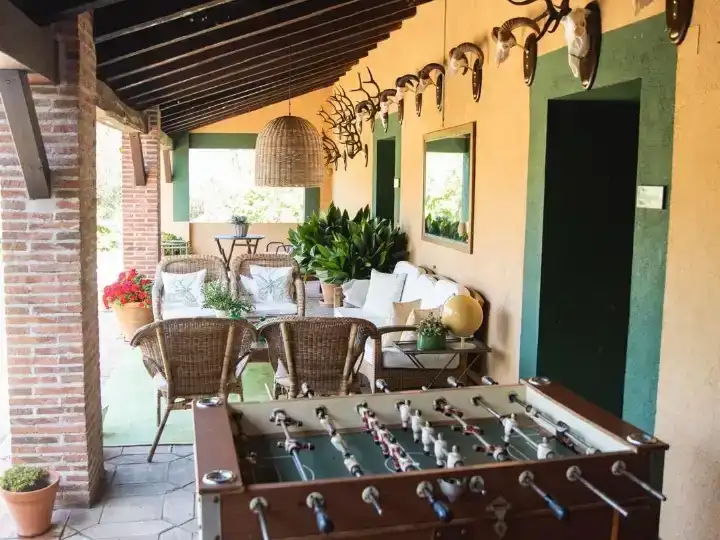 Terrassa de Finca rústica en venda en Garvín amb Aire condicionat, Jardí privat i Piscina