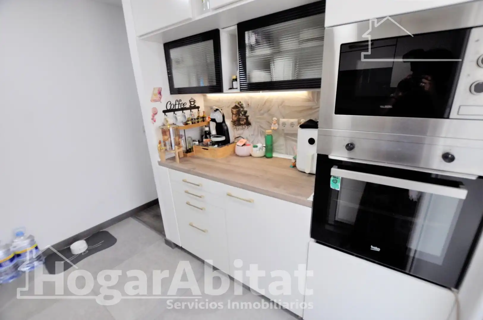 Kitchen of Flat for sale in Alfafar  with Air Conditioner, Heating and Parquet flooring
