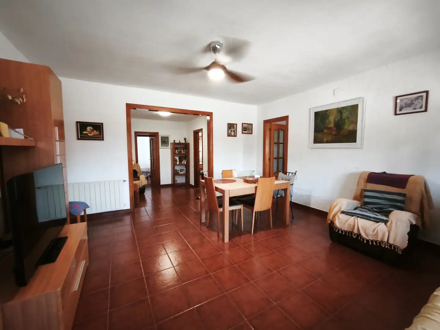 Sala d'estar de Casa o xalet en venda en Santa Oliva amb Aire condicionat, Calefacció i Jardí privat