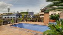 Swimming pool of Attic for sale in  Barcelona Capital  with Air Conditioner, Heating and Private garden