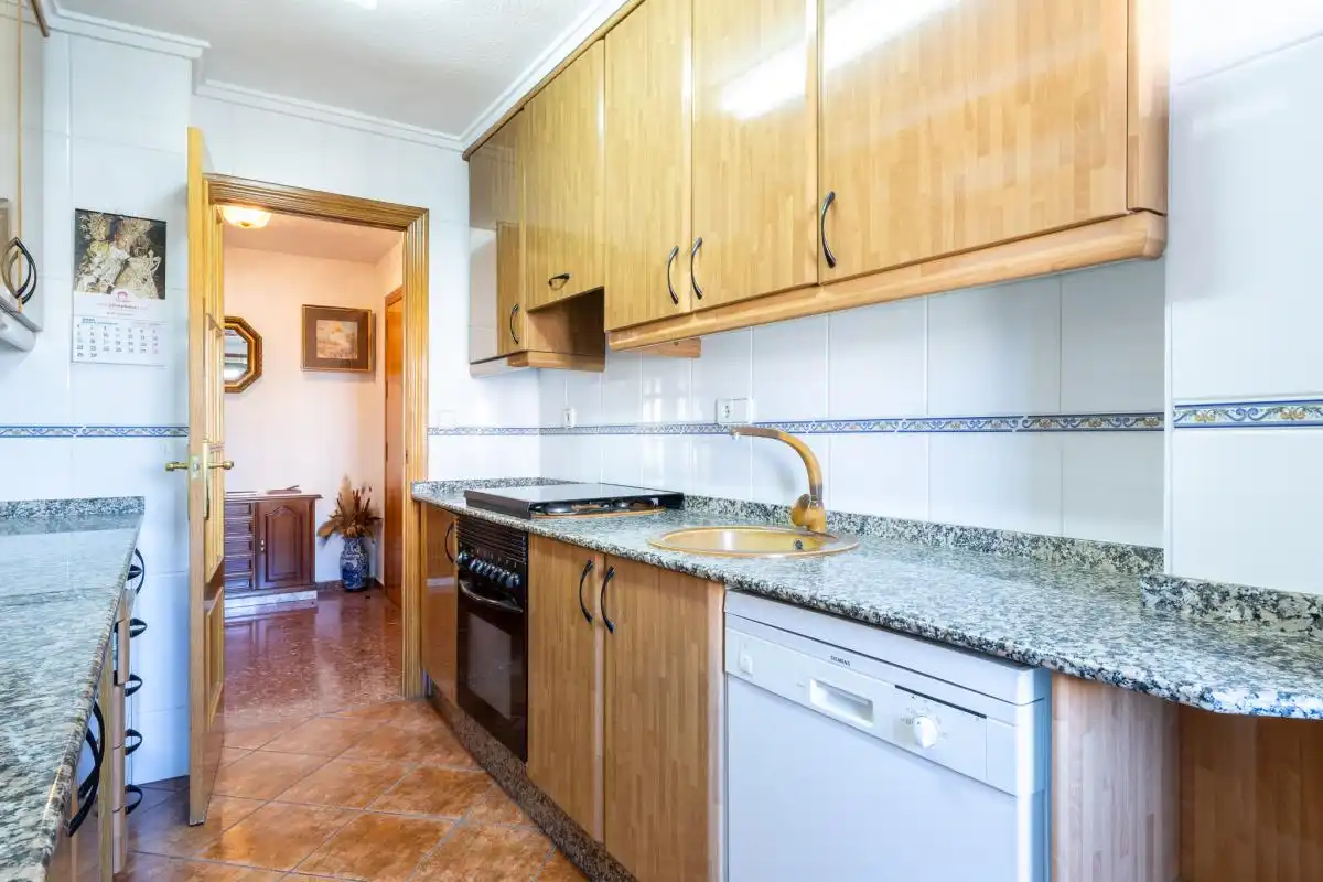Cocina de Piso en venta en La Pobla de Farnals con Calefacción, Jardín privado y Terraza