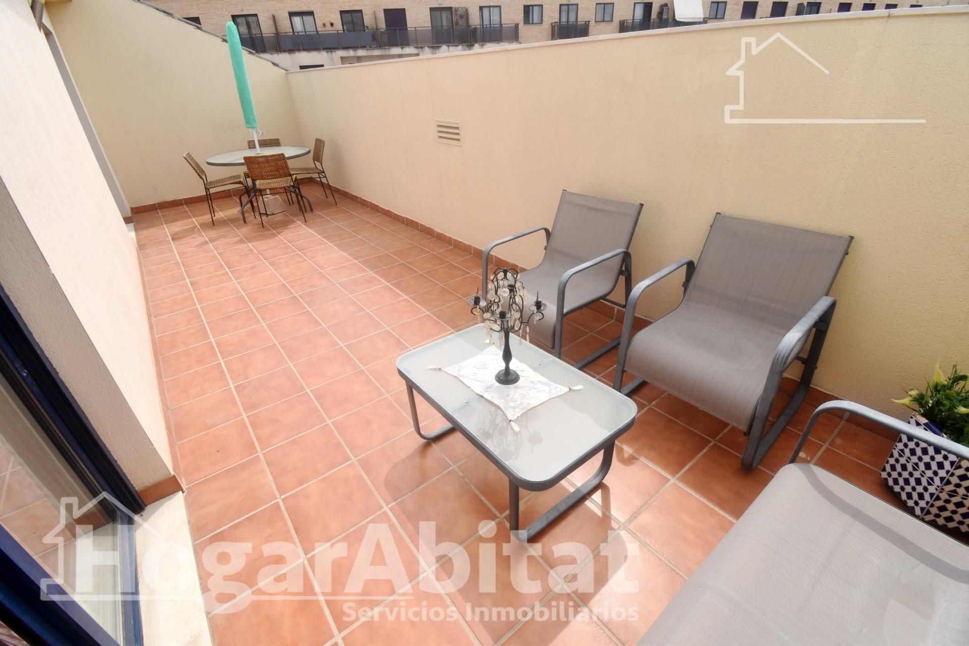 Terrace of Attic for sale in Almazora / Almassora  with Air Conditioner, Terrace and Storage room