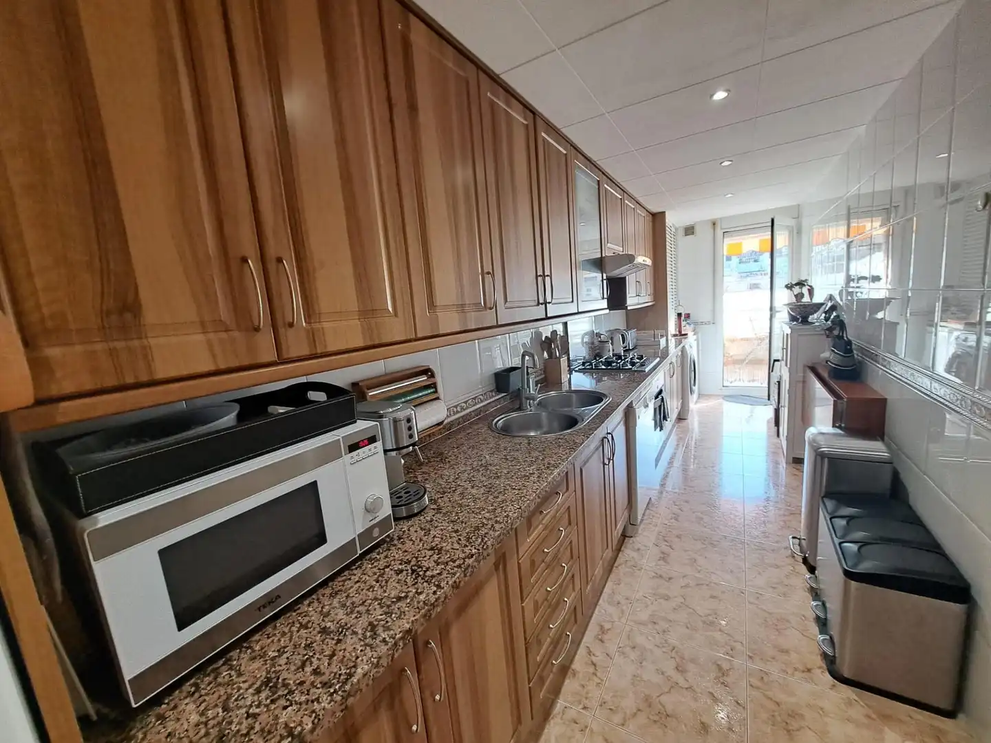 Küche von Wohnung zum Verkauf in Pineda de Mar mit Heizung und Terrasse
