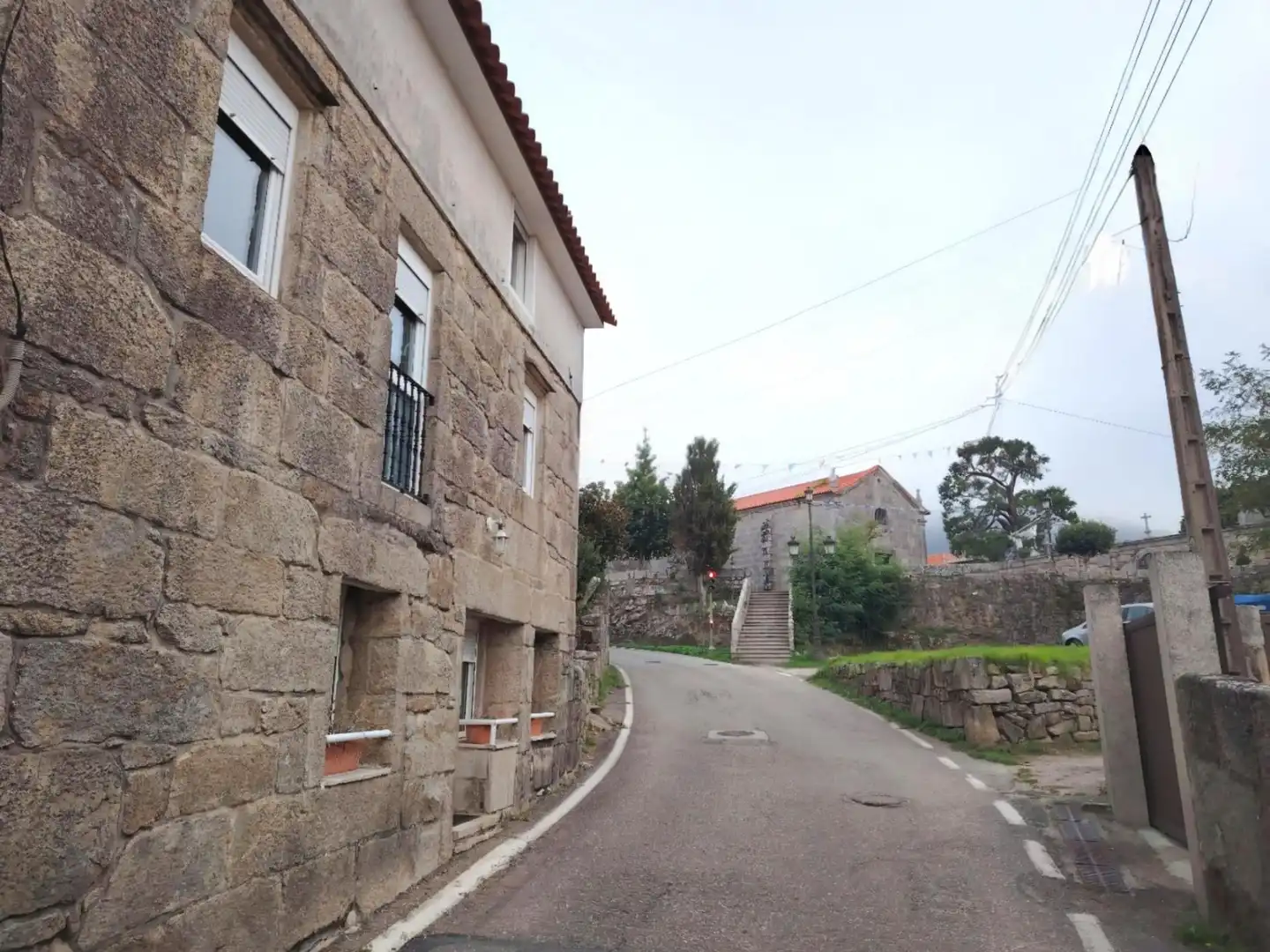 Vista exterior de Casa adosada en venta en Baiona con Calefacción