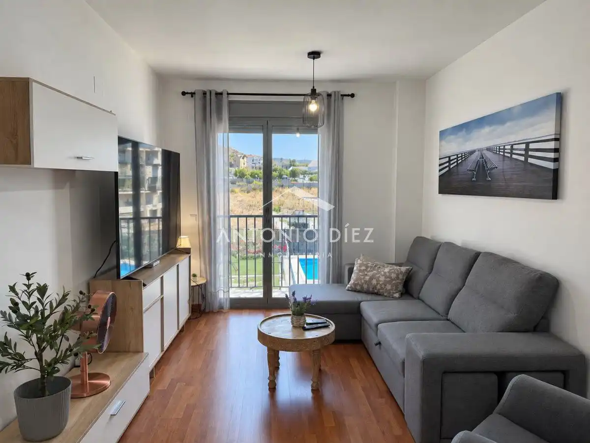 Living room of Flat for rent in Aspe  with Air Conditioner, Storage room and Balcony