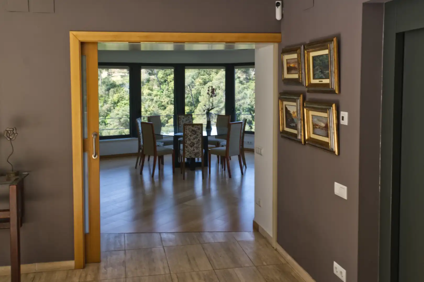 Esszimmer von Haus oder Chalet zum Verkauf in Sant Cugat del Vallès mit Klimaanlage, Heizung und Privatgarten