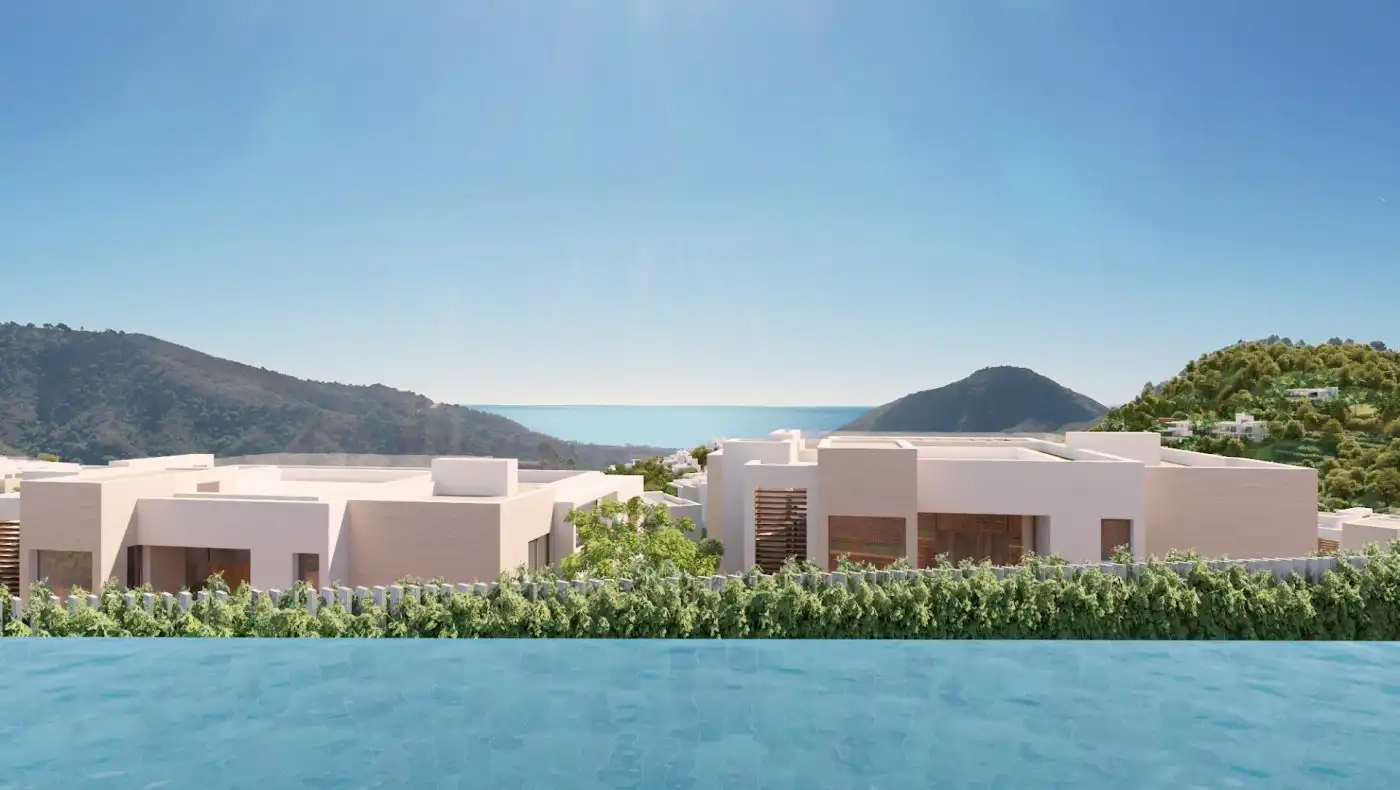 Vista exterior de Casa o xalet en venda en Ojén amb Aire condicionat, Calefacció i Jardí privat
