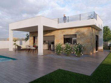 Casa amb piscina en venda a Jacarilla