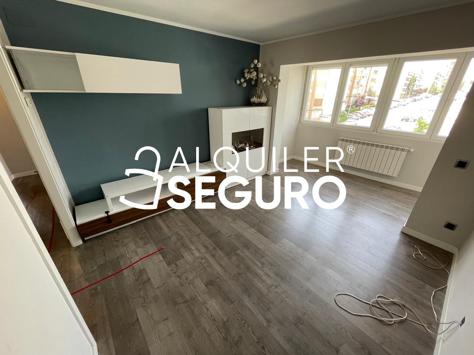 Sala d'estar de Pis de lloguer en  Madrid Capital amb Aire condicionat, Calefacció i Terrassa