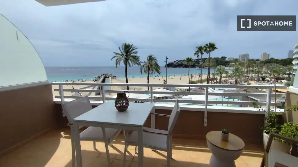 Terrace of Apartments for share in Calvià  with Air Conditioner, Terrace and Furnished