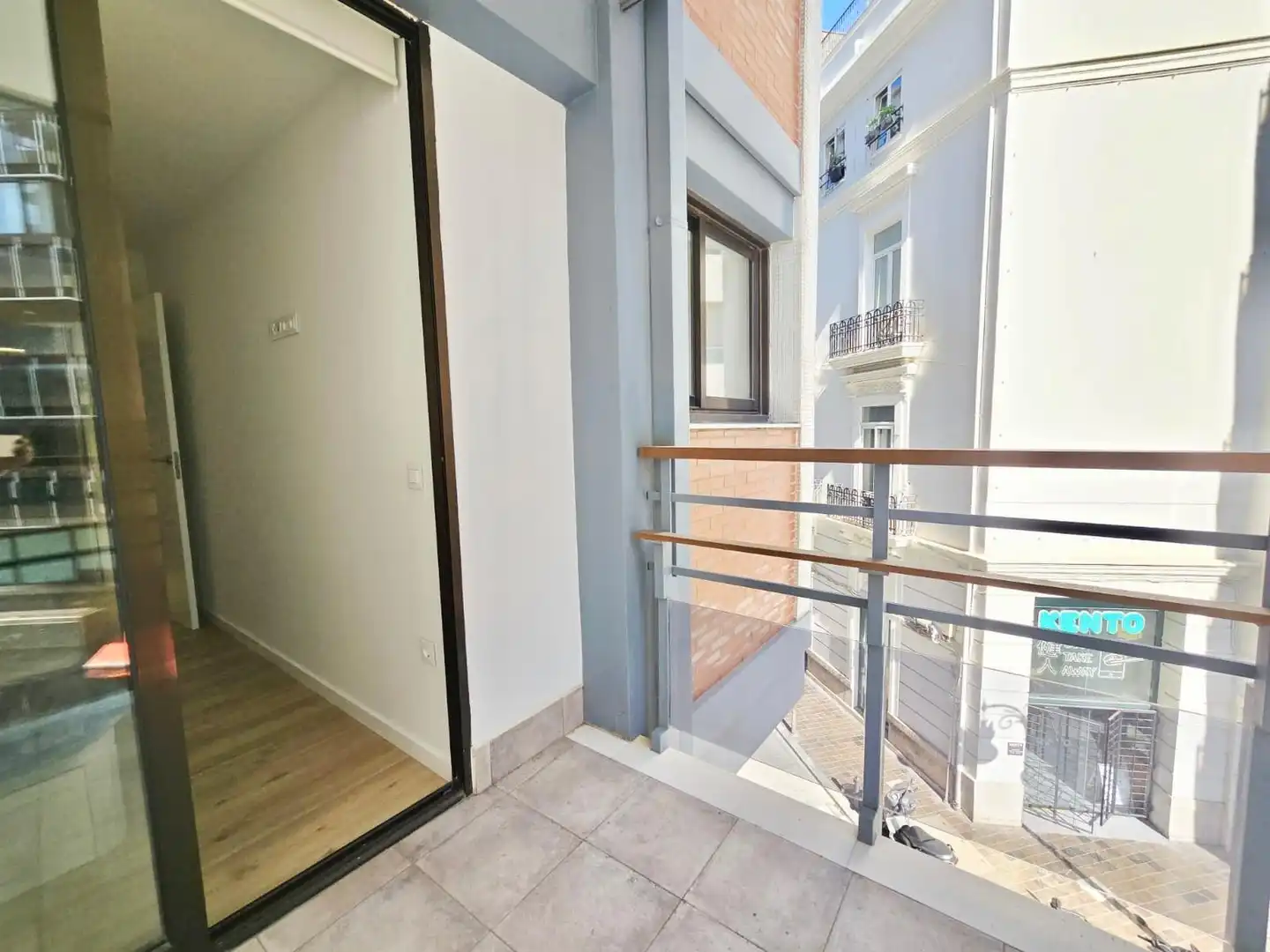 Balcony of Flat for rent in Valencia  with Parquet flooring and Terrace