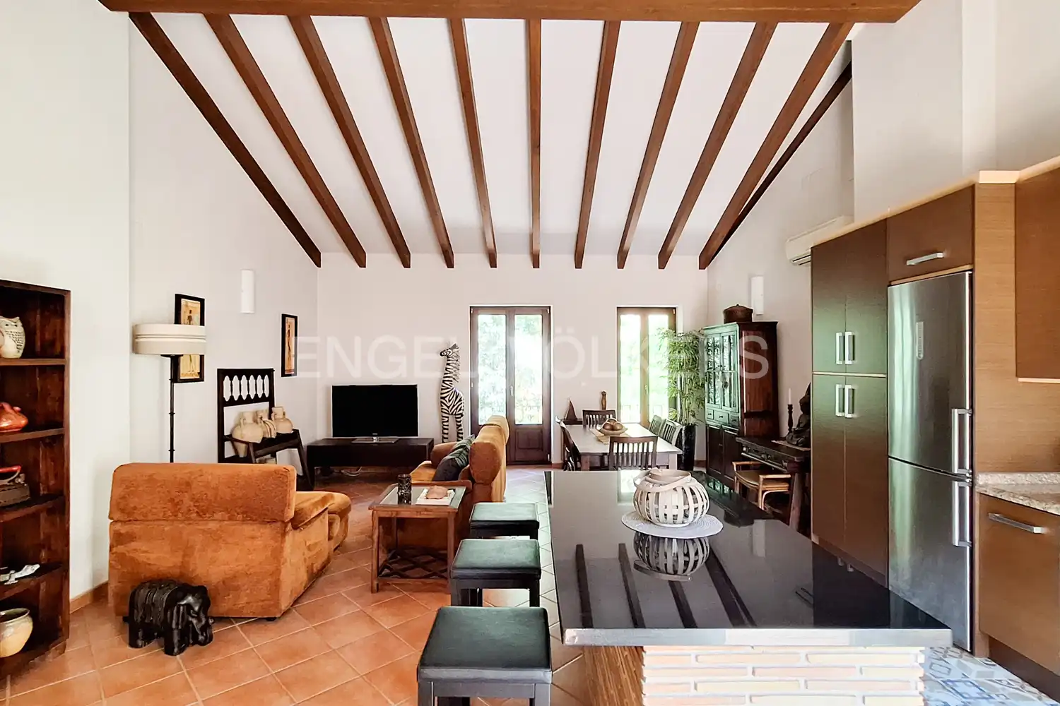 Sala de estar de Casa o chalet en venta en Dénia con Aire acondicionado, Calefacción y Amueblado