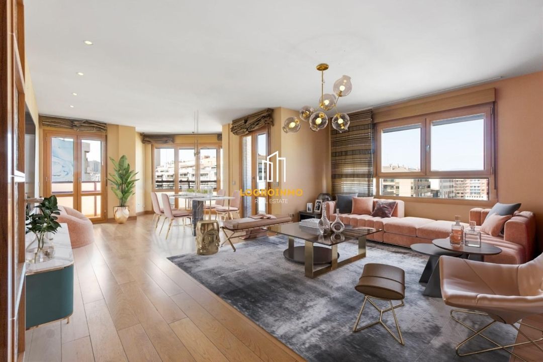 Sala d'estar de Pis en venda en  Logroño amb Aire condicionat, Calefacció i Terrassa