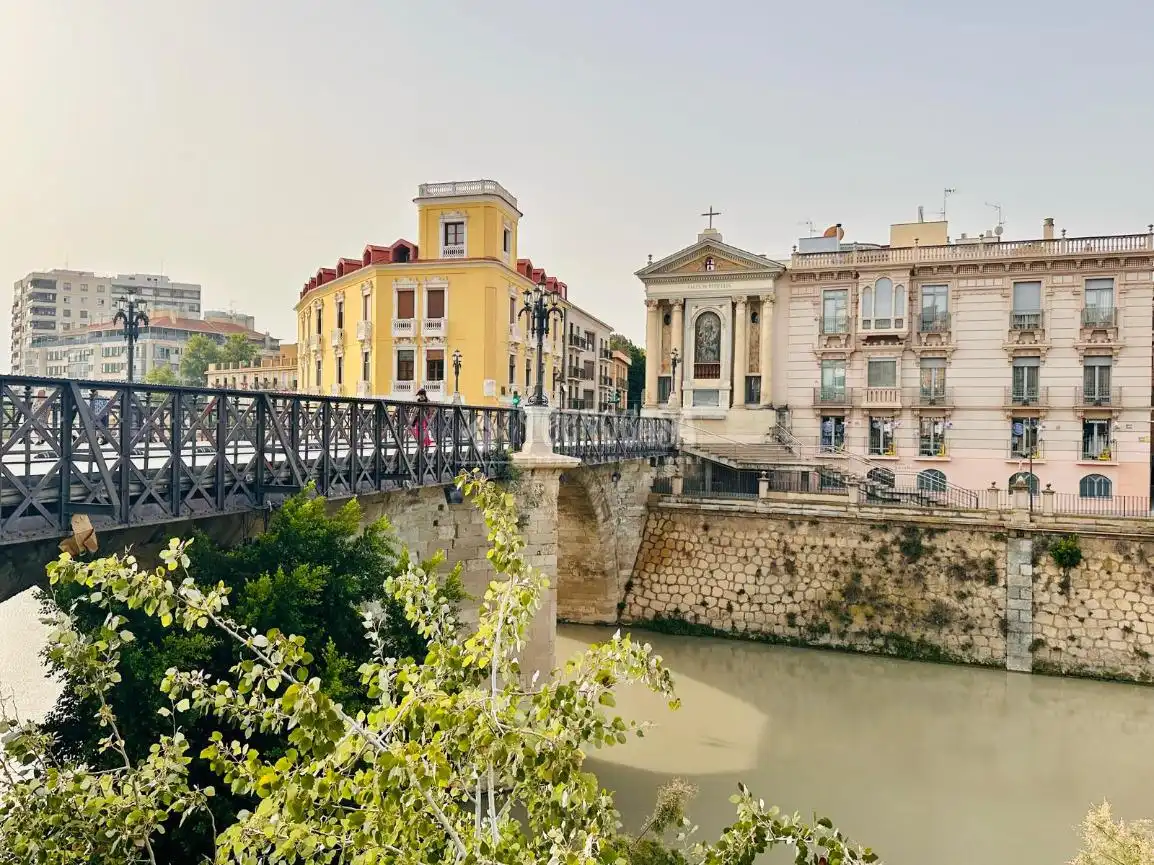Vista exterior de Pis en venda en  Murcia Capital amb Aire condicionat, Calefacció i Terrassa