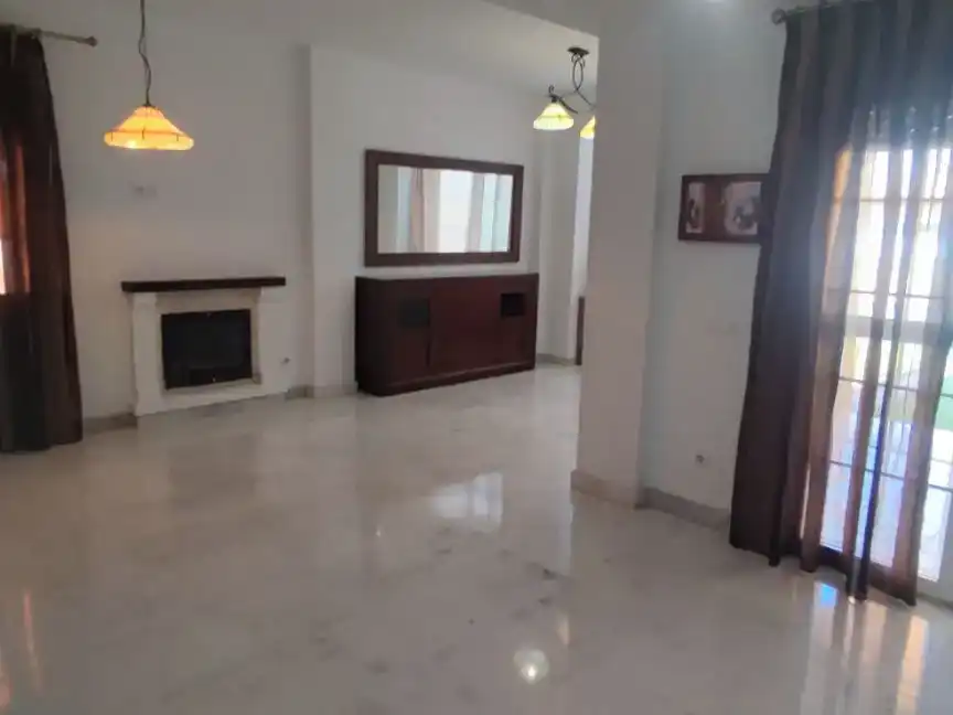 Living room of Flat for sale in Almensilla  with Air Conditioner, Private garden and Storage room