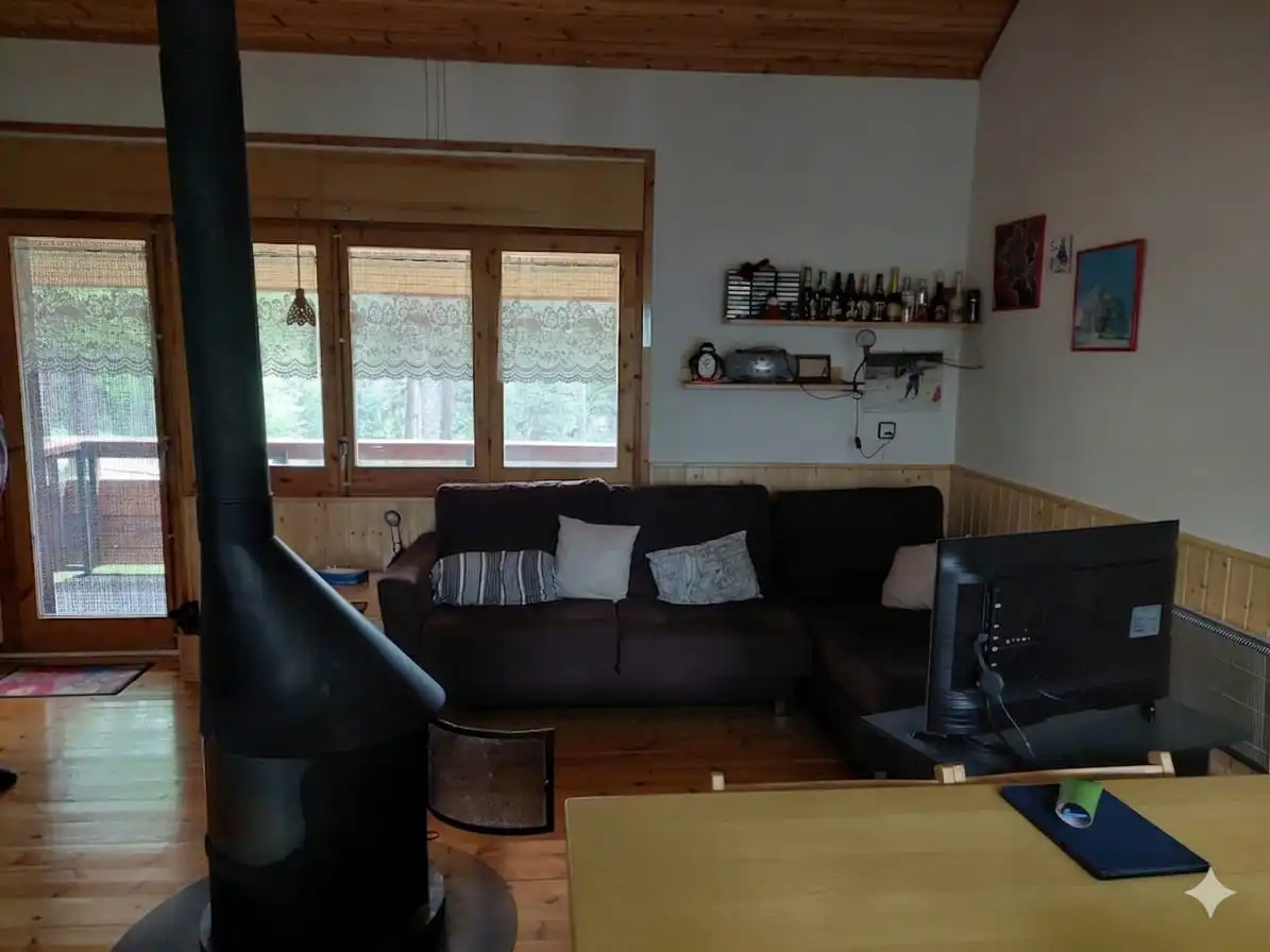 Sala de estar de Casa adosada en venta en Alp con Calefacción, Jardín privado y Balcón