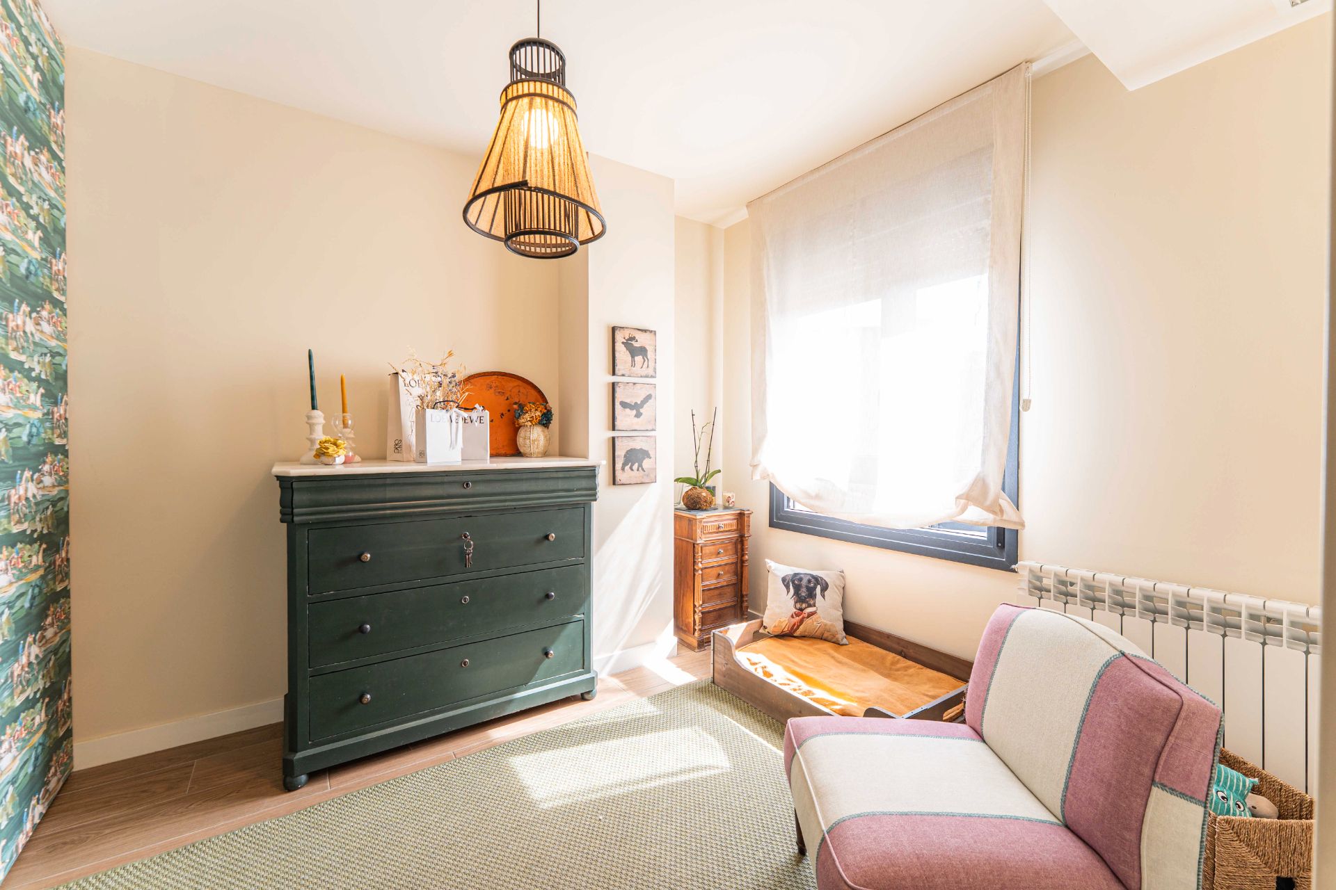Habitación de Casa adosada en venta en Arroyomolinos (Madrid) con Aire acondicionado, Calefacción y Jardín privado