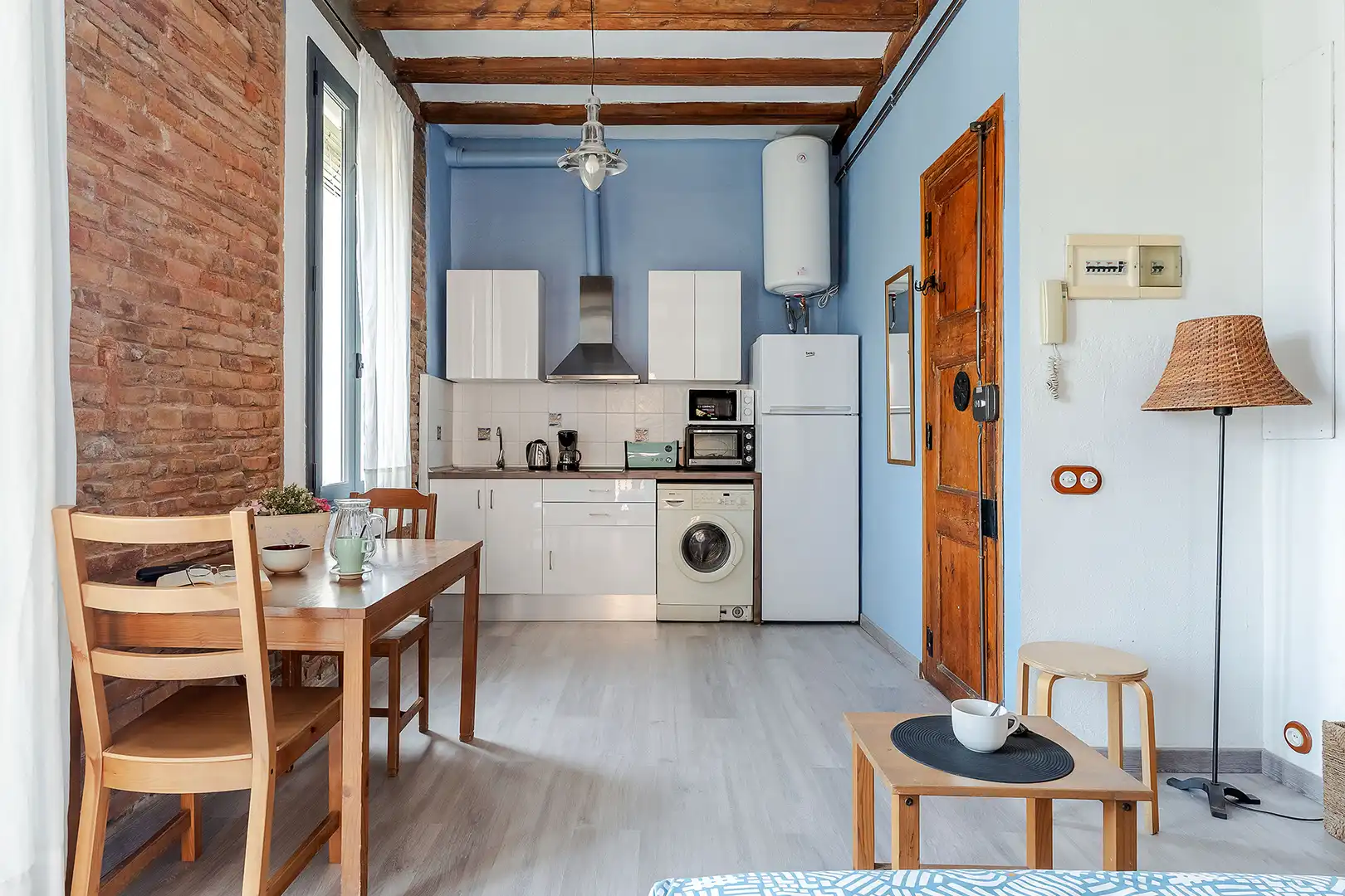 Kitchen of Apartments for sale in Barcelona  with Air Conditioner, Furnished and Washing machine