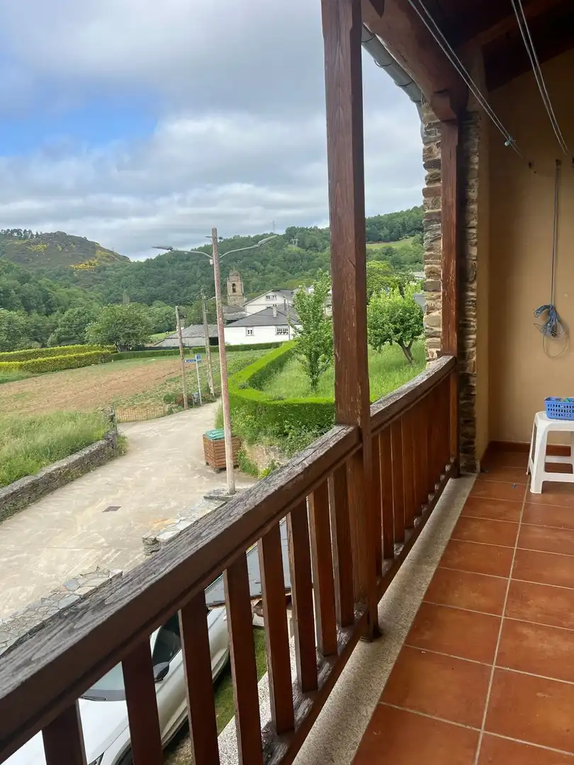 Terraza de Finca rústica en venta en Triacastela con Jardín privado, Trastero y Balcón