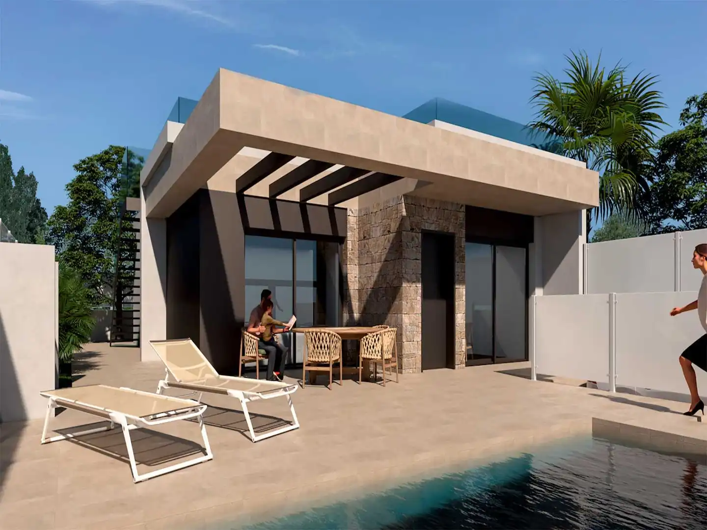 Terraza de Casa o chalet en venta en Rojales con Piscina