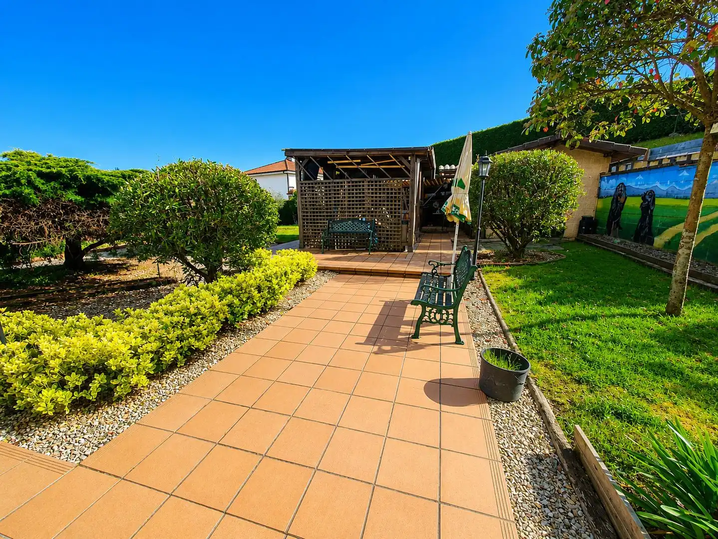 Terrassa de Casa o xalet en venda en Grado amb Aire condicionat, Calefacció i Terrassa