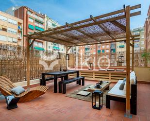 Terrace of Apartment to rent in  Barcelona Capital  with Air Conditioner, Terrace and Furnished
