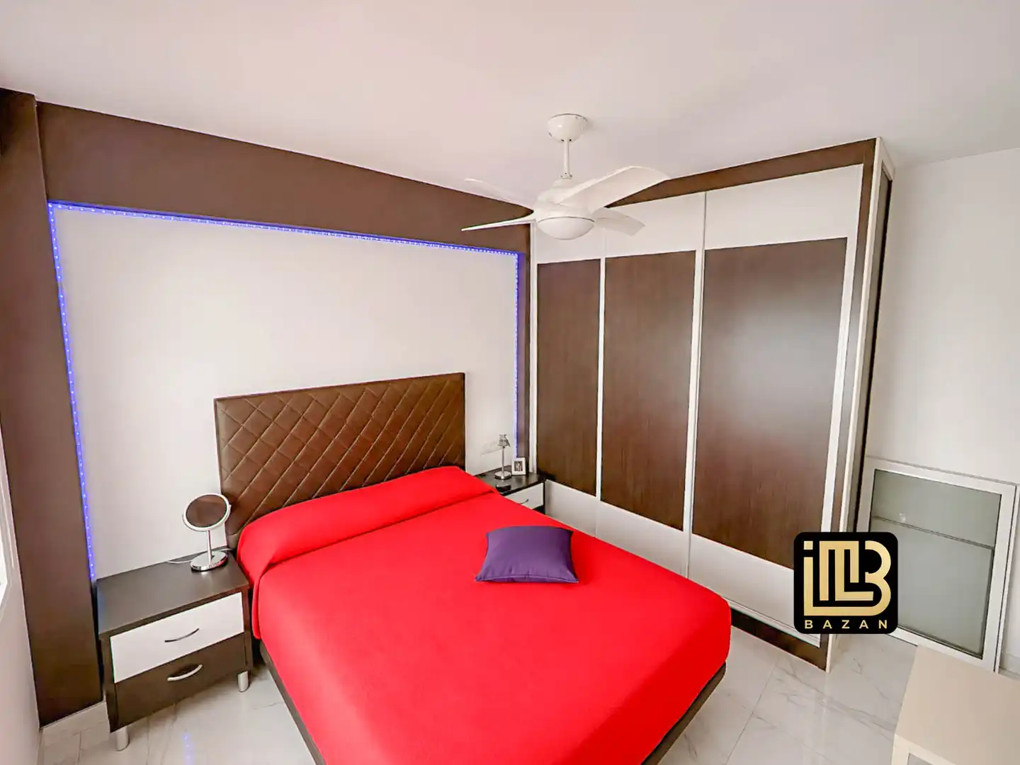 Habitación de Piso de alquiler en Málaga con Aire acondicionado, Calefacción y Amueblado