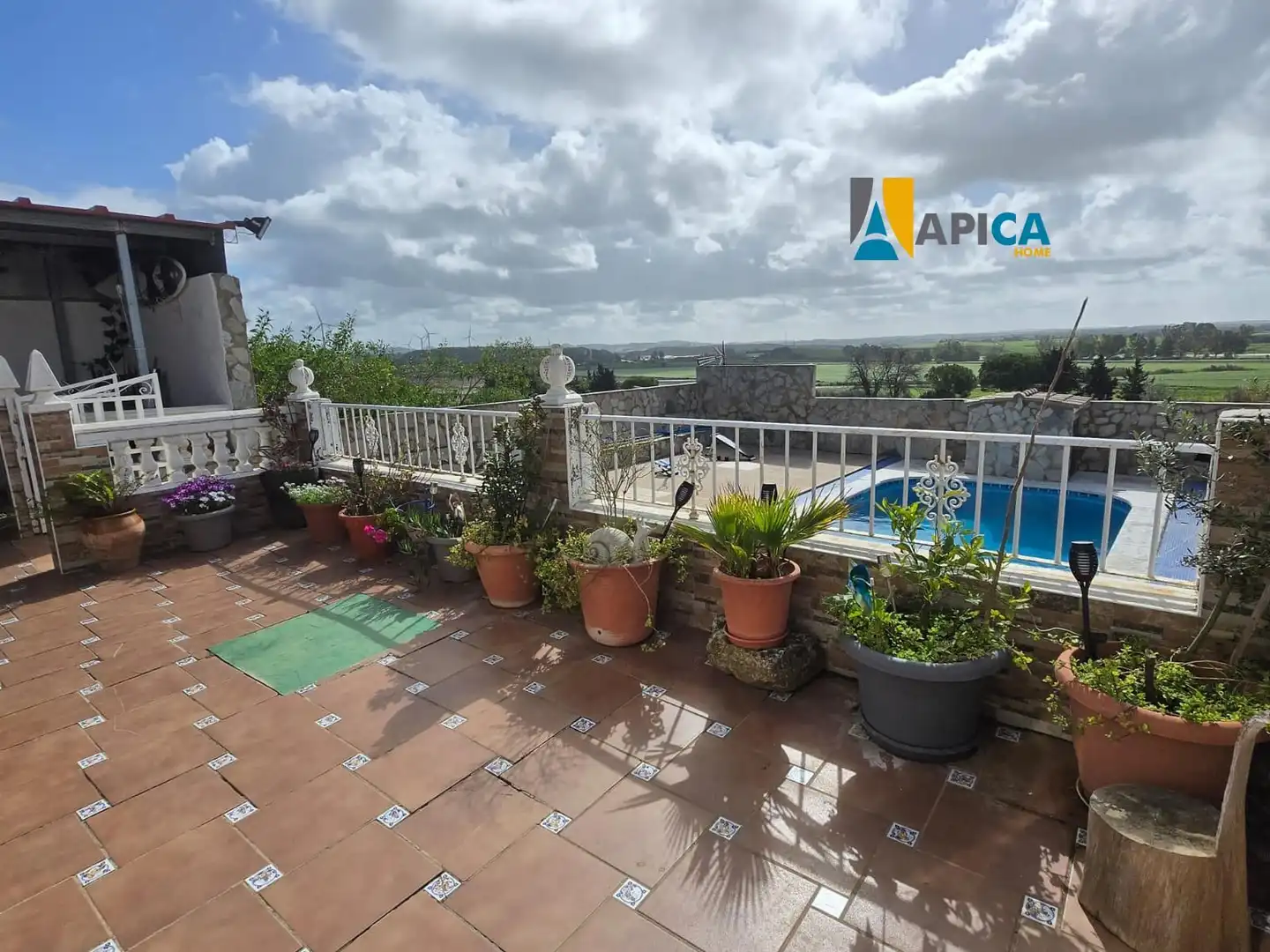 Terraza de Casa o chalet en venta en Chiclana de la Frontera con Piscina