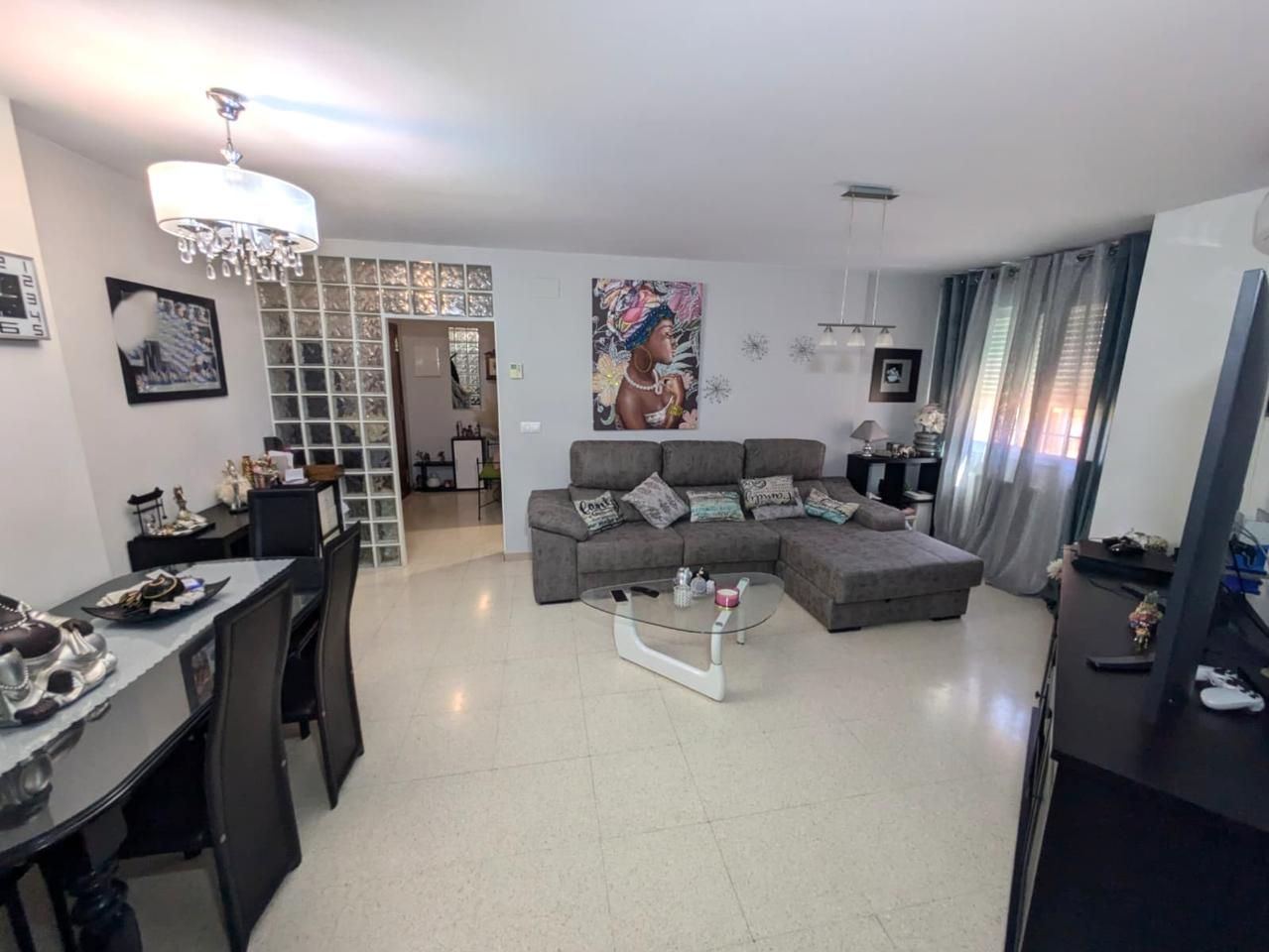 Sala d'estar de Pis en venda en Mérida amb Terrassa i Moblat