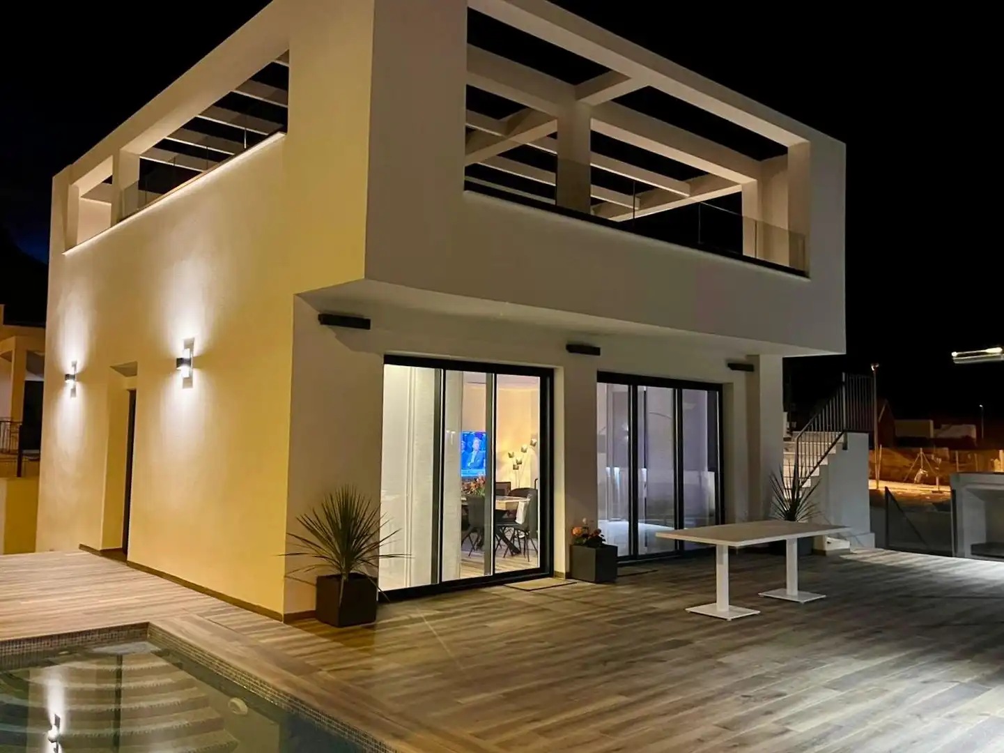 Terrassa de Casa o xalet en venda en Polop amb Aire condicionat, Jardí privat i Terrassa