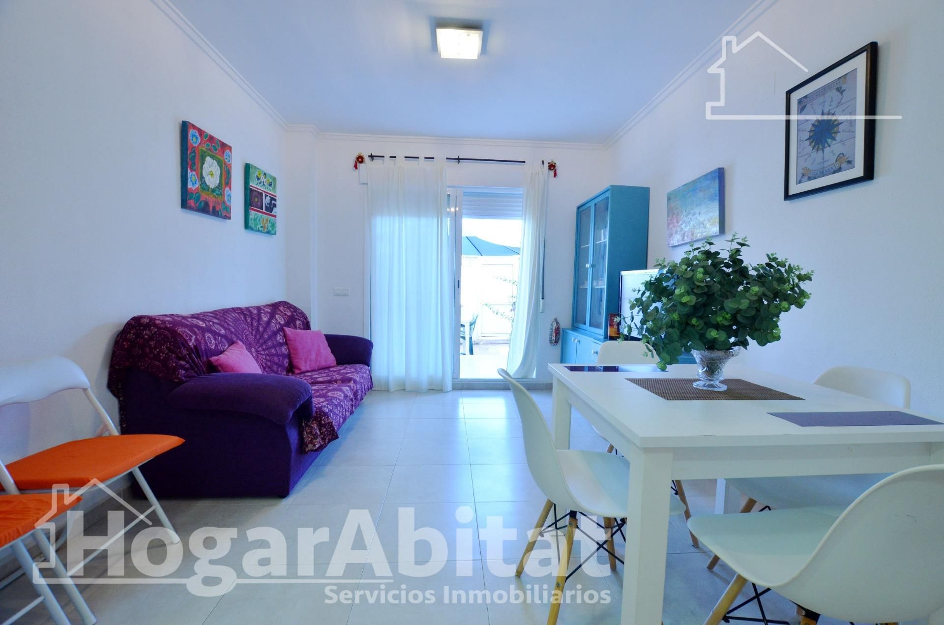 Sala d'estar de Pis en venda en Daimús amb Terrassa i Piscina comunitària